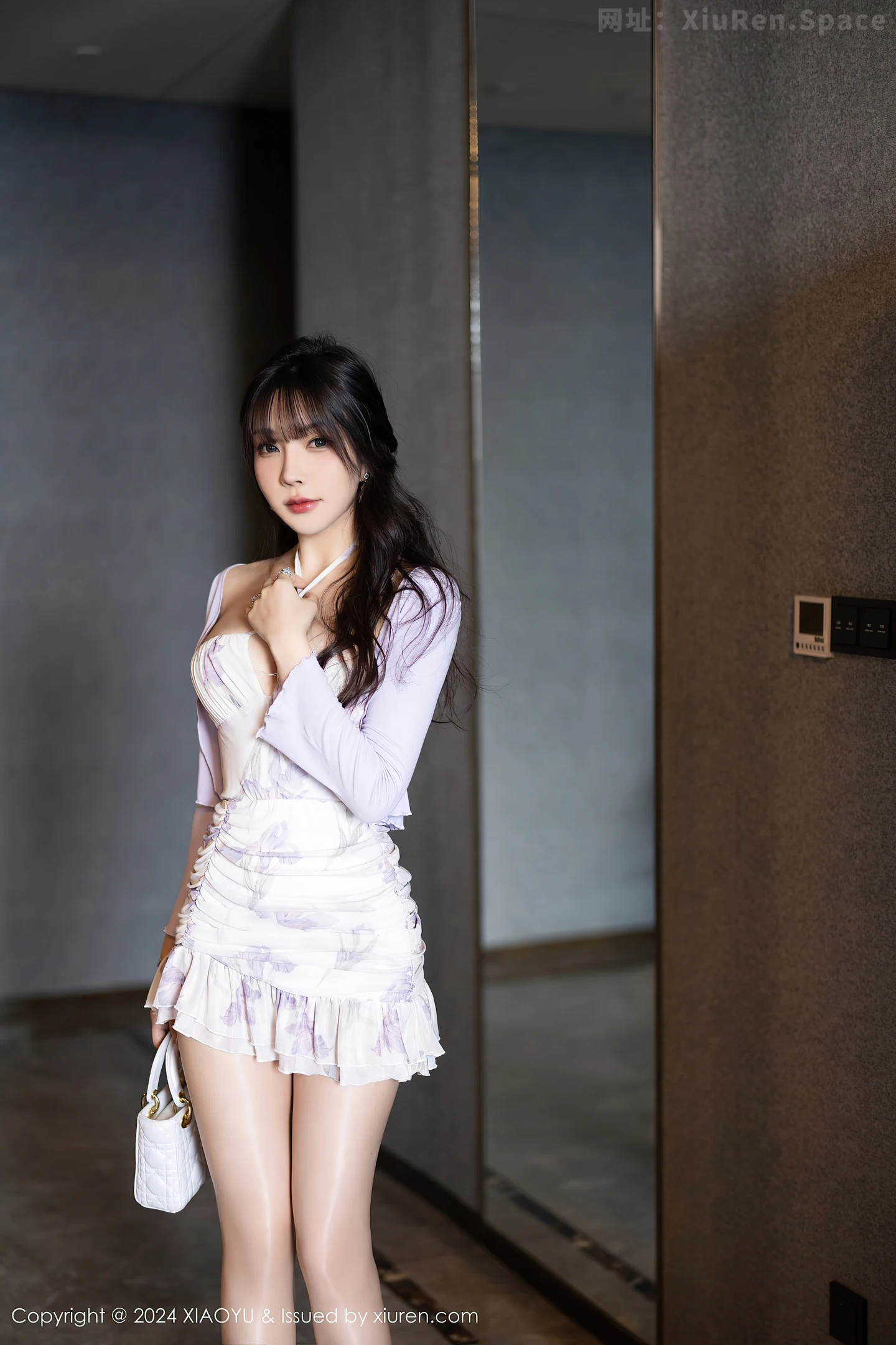 图片[2]-[XiaoYu画语界]Vol.1224 女神徐莉芝Booty轻透薄纱情趣服配开档白丝秀曼妙身姿诱惑写真87P-秀人网官方网站